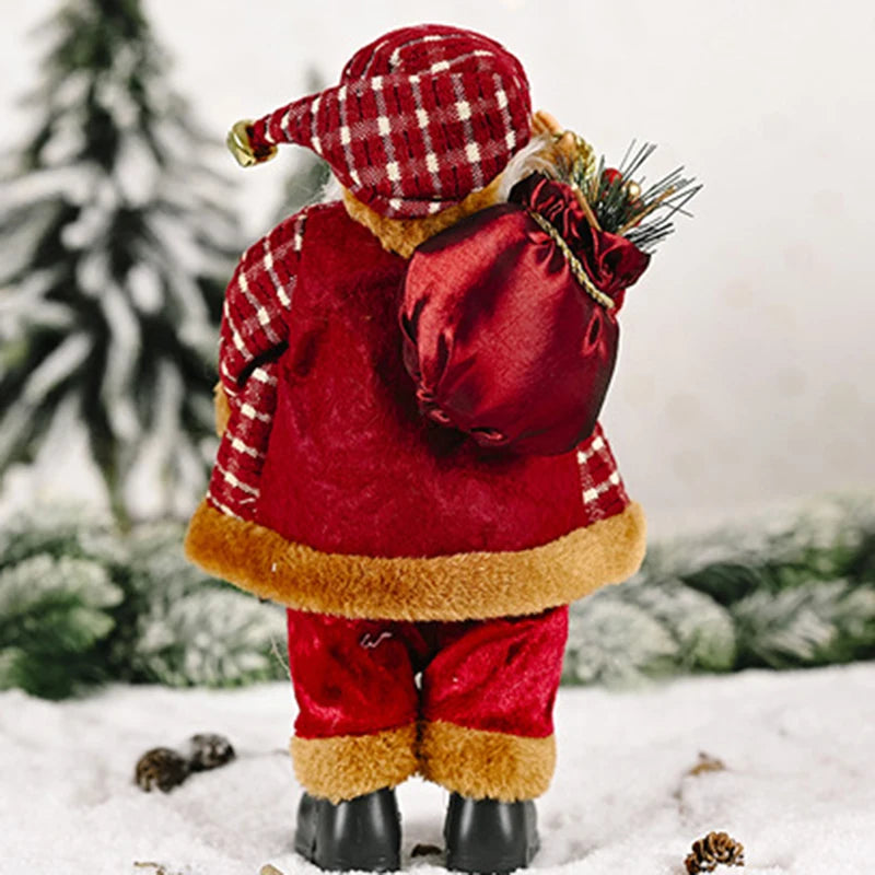 Handmade Swedish Christmas Santa Gnome Plush Doll Holiday Figurines Toy Xmas Home Ornaments Christmas Decoration